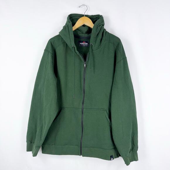 American Giant Other - American Giant Heavyweight Relaxed Classic Hoodie Sweatshirt Men's XL Green
